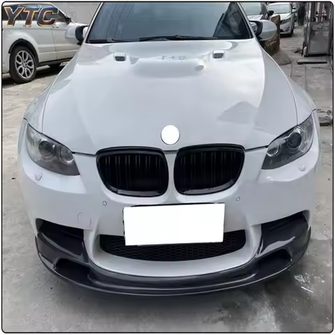 Carbon Fiber Front Lip, Front Spoiler, and Front Bumper for BMW 3 Series E90, E92, and M3 (GTS-V Sty
