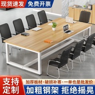 Table Shelf Desk Single-Layer Living Room Table One-Layer Thickened Long Table Office Conference Roo