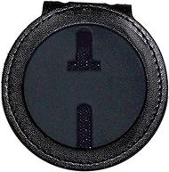 Perfect Fit US Marshal Belt Clip Badge Holder with Pocket and Chain (2-1/4 inch circle, Cutout PF281