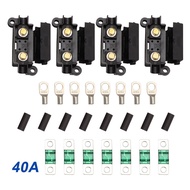 【HOT】 Ready Stock 40A  for MIDI FUSE KIT 4 ANS Holder 7 x 40 AMP Fuses For Redarc BCDC Dual Battery