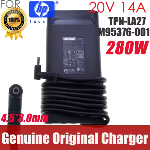 Original For HP OMEN Laptop Power Supply 20V 14A 280W TPN-LA27 TPN-CA26 AC Adapter Charger M94073-00