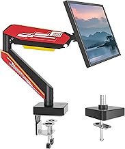 Heavy Duty Monitor Arm for Ultrawide Screen up to 49 inches,44 lbs,Gas Spring Desk Mount Stand,Premi