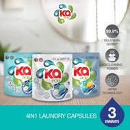 [Mix & Match] Ka 4in1 Laundry Capsule Refill Pack