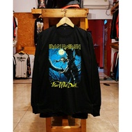 IRON MAIDEN BAND METAL LONG T-SHIRT ORIGINAL DISTRO - MEN'S LONG METAL PR DISTRO T-SHIRT