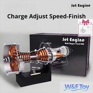 W&F 1:25 A380 Turbofan Engine Model ✈️ | LED Thruster & Charging Kit ⚡ | Koleksi Penerbangan 14+ 礼物
