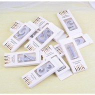 LILIN Silver number candles | Unique silver number candles