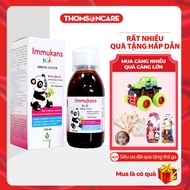 Siro tăng sức đề kháng và ăn ngon Immukans Kids - từ keo ong có thêm vitamin C cho bé từ Ý - Chai 15