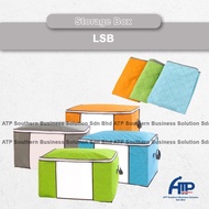 65L Large Foldable Storage Bag Box for Clothes Laundry Pillows Plus Size Blanket Organizer Holder