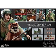 Hot Toys MMS549 &MMS550 &MMS551 Star Wars : ROTJ – Princess Leia & Wicket 1/6 Scale Collectible Figu