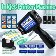 Handheld Inkjet Printer QR Code Barcode Expiry Date Batch Number Labeling 12.7mm Coding Machine for 