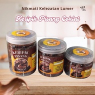 keripik pisang coklat lumer/keripik pisang