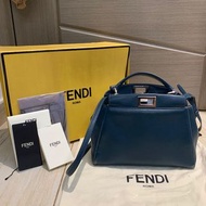 Fendi Peekaboo Blue Bag Mini