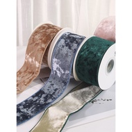 N4FV 2025 Christmas Gift Wrapping Ribbon Ribbon Bouquet diy Handmade Decorative Ribbon American Chri