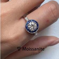 1pc Women's Quality Solitaire Ring, Pave Diamond Embedded Promise Engagement Ring, 925 Sterling Silv