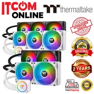 THERMALTAKE TH240 TH360 ARGB 240MM 360MM AIO WATER COOLING BLK/WHT