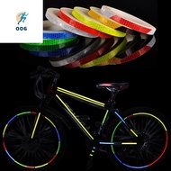 OOG Motorcycle Bicycle Accessories MTB Bicycle Reflective Strip Bike Body Wheel Sticker Adhesive Tape Bike Reflective Stickers Reflective Tape Fluorescent