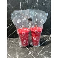 Bag of 2 Cups - Holds 2 Cups - WITH PRINT
