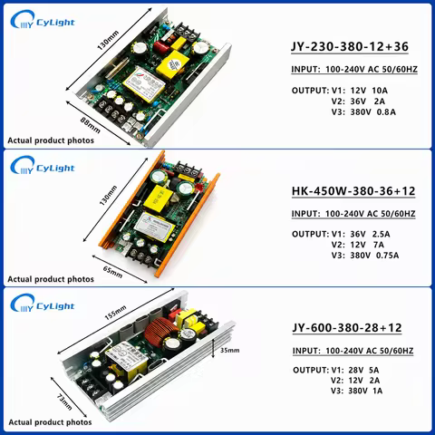 New 5R 7R 8R 9R 10R Moving Head Beam Light Ballast Driver Power Supply Board SMPS 200W 230W 260W 280