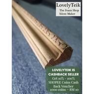 M16E Kayu Panel/Wood Wainscoting/Bingkai/Wainscoting Frame/Wainscot Chair Rail/Kayu Bunga Wainscot/E