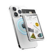 elago MagSafe Wallet Card Pocket Clear - Music กระเป๋าใส่การ์ดติดแม่เหล็ก MagSafe (สินค้าพร้อมส่ง)