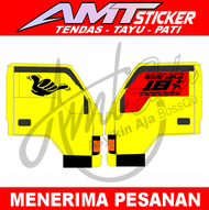 [Terlaris] Stiker Decal/Blok Full Kaca Gambar Tangan Oleng Stiker Kaca Samping Kanan Kiri Truk Ragas