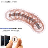 SRMY 5/10pcs CUID NFC Tag 25mm Rewritable Transparent Coin Card NFC Label For Proximity Keyfobs Tags