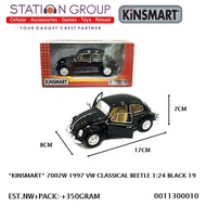 KINSMART 7002W 1997 VOLKSWAGEN CLASSICAL BEETLE 1-24 BLACK 19