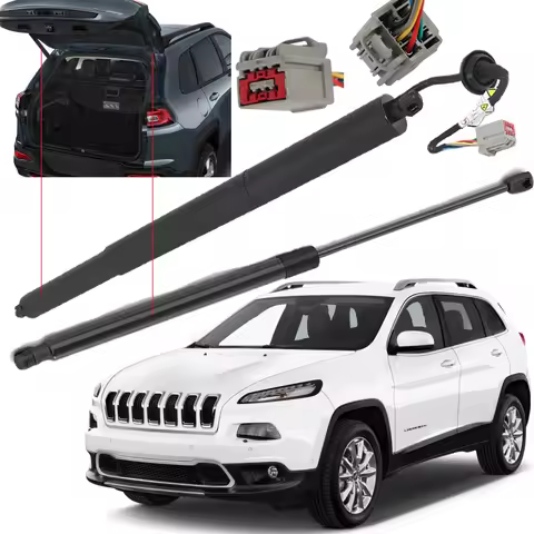 For 2015-2019 KL Jeep Cherokee LH Tailgate Power Lift Supports RH Gas Spring Struts 68231345AC 68231