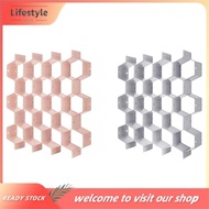 [Lifestyle] Honeycomb Separator Adjustable Drawer Organizer Divider for Underwear Belt-Scarf Socks Organizer