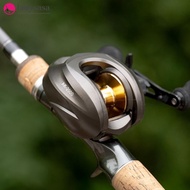 Ladysasa Lure Baitcasting Reel Magnetic Brake Anti-Backlash System Long Cast Full Metal Spool Water 