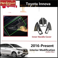 Hardingsun For Toyota Innova 2016-Present Carbon Fiber Interior Cover modification For Toyota Innova
