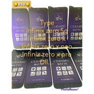 Anti-scratch blue matte Infinix zero 5g, zero x, zero x neo, zero x pro