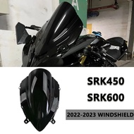 For QJMOTO SRK600RS SRK450 SRK 600 RS 2022 2023 Motorcycle Windshield Wind Screen