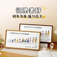 Baby Customized Growth Record One Year Old Photo Commemorative Photo Frame Birthday Gift DIY Paintin