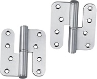 OSALADI 1 Pair removable hinge door hinge cabinet exterior hinges drawer hinges heavy duty stainless soft close hinges roller cupboard hinges spring hinges window furniture Stainless steel