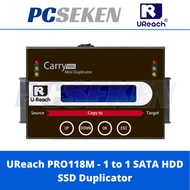 [READY STOCK] UReach PRO118M 1 to 1 SATA Hard Drive Duplicator 7.2GB/min SSD HDD Cloner Data Area Co