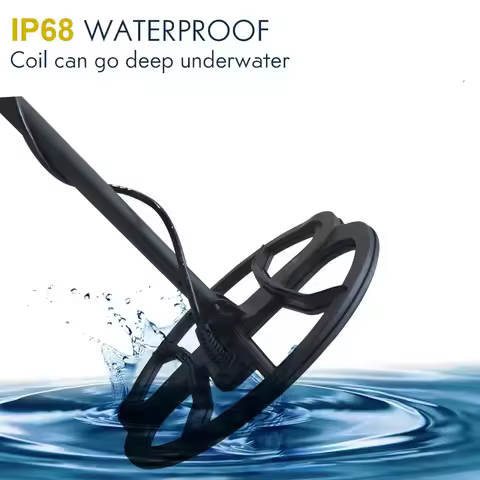 Metal Detector Accessories Professional Waterproof Search Coil 11 Inch,19.2khz with Screw Waterproof