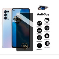 Tempered Glass Anti Spy Oppo A53 5G A53S A73 2020 A73 5G A93 2020 A93 5G A54 A54 4G A54 5G A54S Anti