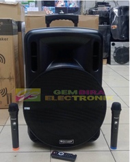0Speaker Portable Wireless N Aiwa WAS 115 LVE Original 15 Inch Bluetooth