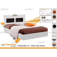 EUREKA 16 Queen/King Bed Frame / Katil Kayu Wood (Deliver &amp; Installation Klang Valley)