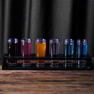 B52 set, shot, wine, one silk, small cocktail, wine glasses