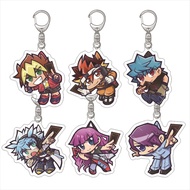 YU-GI-OH! Yu-Gi-Oh Anime Keychain! King of Games Acrylic Chibi character Yugi Muto Joey Wheeler Anzu