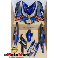 YAMAHA Y15ZR V1 Y15ZR V2 COVER SET EXCITER KINGS BLUE RAPTOR/ COVER SET EXCITER GREY #TANAM STICKER 