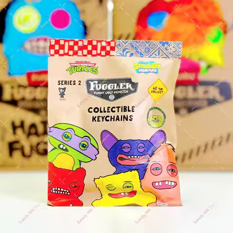 Pre-Sale Original Fuggler Collectible Keychains Series 2 Blind Box Funny Ugly Tooth Monsters Grin Gr