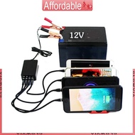 GLO 12V 24V USB Charger for Cellphone 4 Ports Automatically Identify Shunt Charging