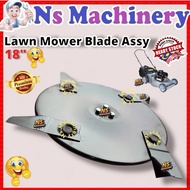 Set 4 Mata Mesin Rumput Tolak Ogawa Ducar Korea Lawn Mower 18" Blade Assy with 4 blade Marport Lawnm