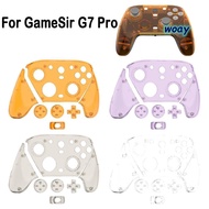 WOAY Front Faceplate, Magnetic Decorative Gaming Controller Protective ,  Replacement Transparent  S
