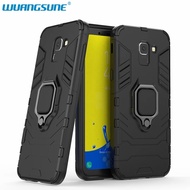 CASE SAMSUNG A8 2018 RUGGED ARMOR ROBOT STANDING IRING
