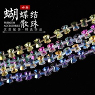 Bow Tie Bowknot Crystal Loose Beads Colorful Boutique Austrian Diamond Abacus Beads Flashing Faceted