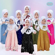 00168 ZALIRA KIDS GAMIS ANAK PAKAIAN MUSLIM ANAK MODEL MORIDA USIA